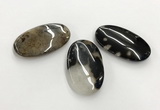 CGP3520 35*60mm oval sakura agate slab pendants