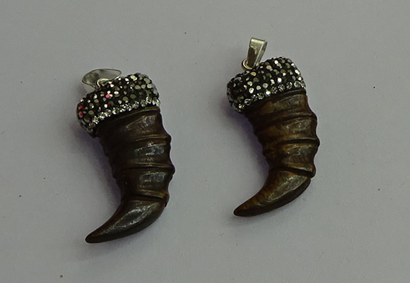 CGP394 15*35mm horn bone pendants wholesale
