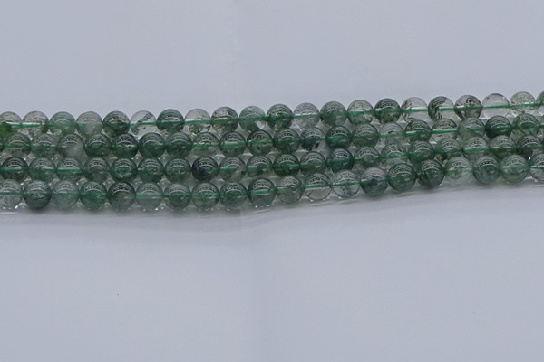 CGQ501 15.5 inches 6mm round imitation green phantom quartz beads