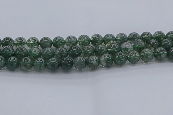 CGQ504 15.5 inches 12mm round imitation green phantom quartz beads