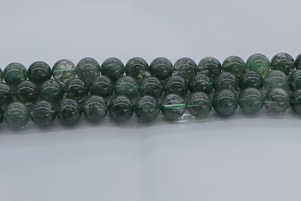 CGQ505 15.5 inches 14mm round imitation green phantom quartz beads