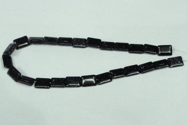CGS130 15.5 inches 12*16mm rectangle blue goldstone beads wholesale