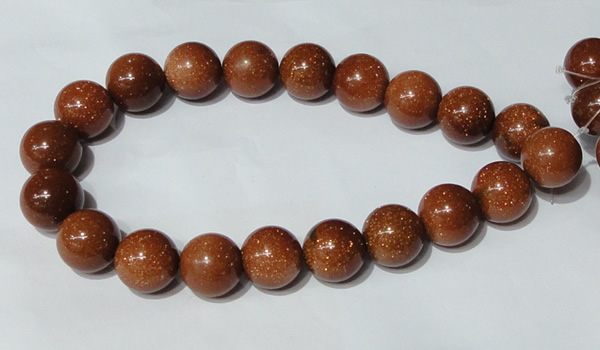 CGS56 15.5 inches 20mm round goldstone beads wholesale