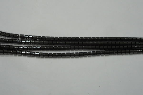 CHE114 15.5 inches 3*3mm tyre hematite beads wholesale