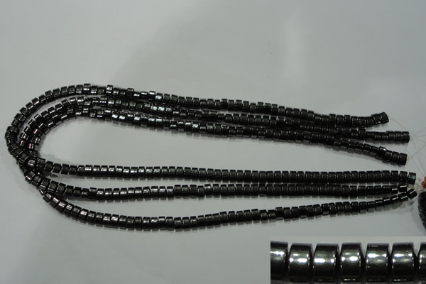 CHE115 15.5 inches 4*6mm tyre hematite beads wholesale