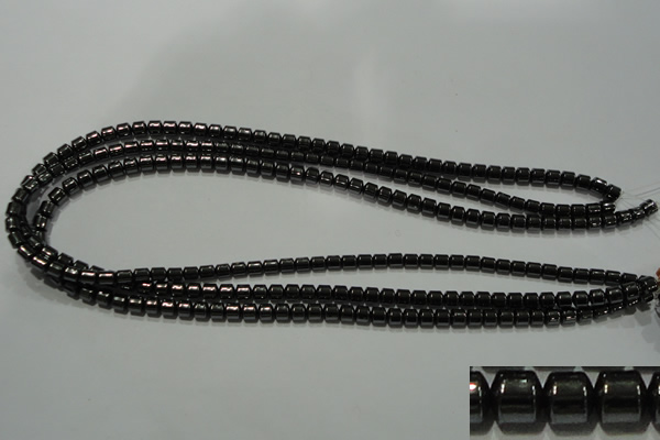 CHE116 15.5 inches 5*5mm tyre hematite beads wholesale