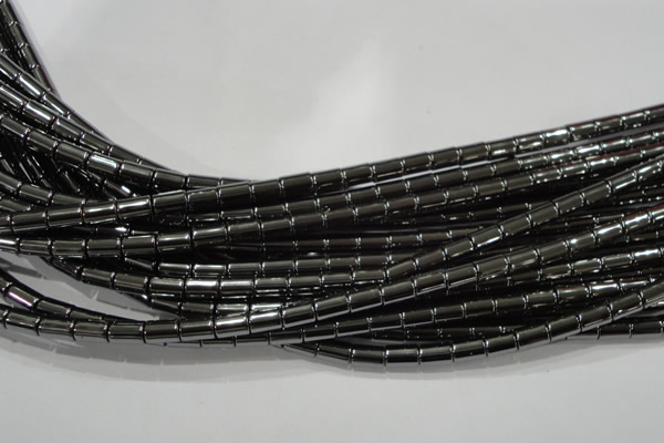 CHE122 15.5 inches 5*8mm tube hematite beads wholesale