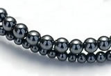 CHE17 16 inches 2mm & 3mm round hematite beads Wholesale