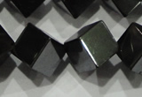 CHE188 15.5 inches 8*8mm cube hematite beads wholesale