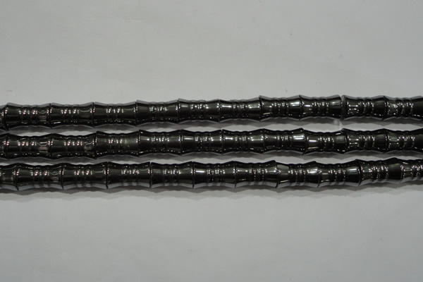 CHE207 15.5 inches 8*12mm bamboo hematite beads wholesale