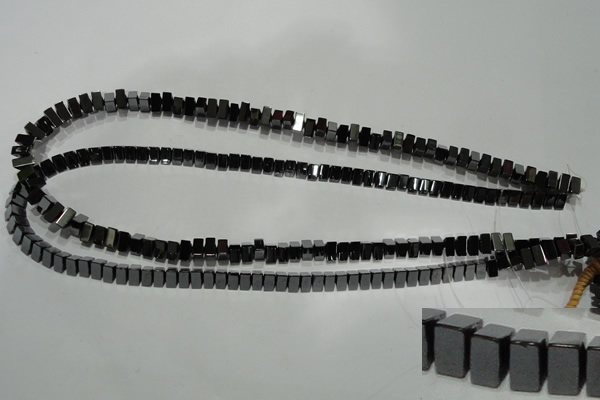 CHE237 15.5 inches 3*7mm triangle hematite beads wholesale