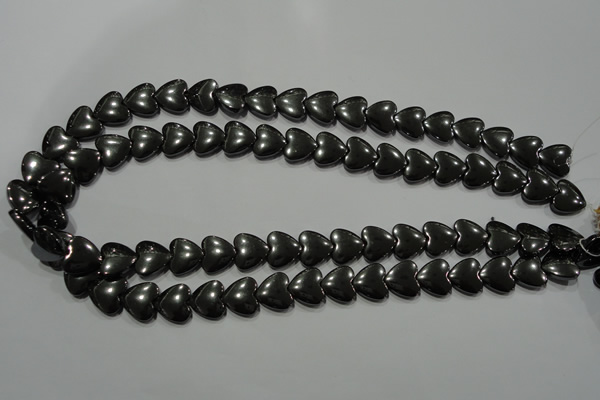 CHE259 15.5 inches 12*12mm heart hematite beads wholesale