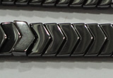 CHE297 15.5 inches 6*9mm hematite beads wholesale