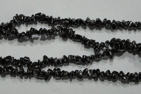 CHE307 15.5 inches 4*6mm – 8*12mm hematite chips beads wholesale