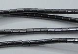 CHE755 15.5 inches 2*2.5mm tube hematite beads wholesale