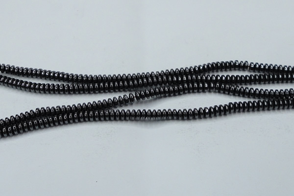 CHE966 15.5 inches 2*4mm rondelle hematite beads wholesale