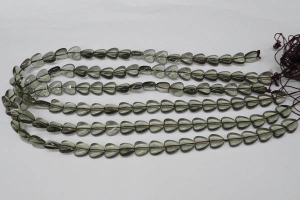 CHG18 15.5 inches 10*10mm heart synthetic smoky quartz beads wholesale