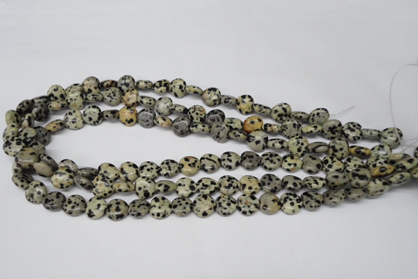 CHG19 15.5 inches 10*10mm heart dalmatian jasper beads wholesale