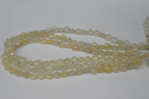 CHG21 15.5 inches 10*10mm heart yellow aventurine beads wholesale
