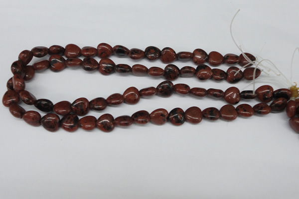 CHG36 15.5 inches 12*12mm heart mahogany obsidian beads wholesale