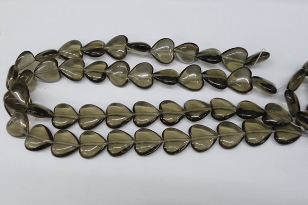 CHG65 17*17mm heart synthetic smoky quartz beads wholesale