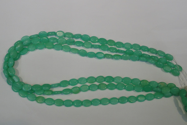 CHM12 15.5 inches 8*10mm oval green hemimorphite beads wholesale