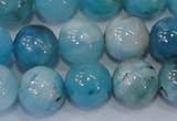 CHM205 15.5 inches 14mm round blue hemimorphite beads wholesale
