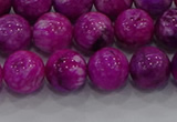 CHM232 15.5 inches 12mm round dyed hemimorphite beads wholesale