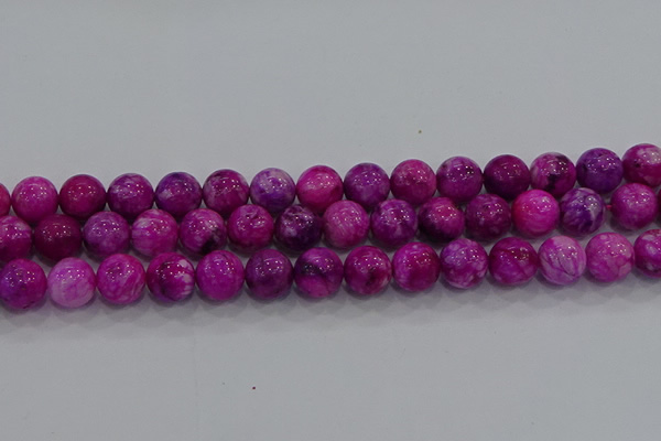 CHM233 15.5 inches 14mm round dyed hemimorphite beads wholesale
