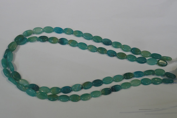 CHM27 15.5 inches 8*12mm oval blue hemimorphite beads wholesale