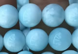 CHM302 15.5 inches 8mm round blue hemimorphite gemstone beads