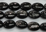 CHS71 15.5 inches 10*14mm oval natural hypersthene beads