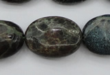 CIJ112 15.5 inches 13*18mm oval dyed impression jasper beads wholesale
