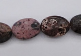 CIJ121 15.5 inches 10*14mm oval dyed impression jasper beads wholesale