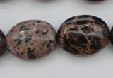 CIJ123 15.5 inches 13*18mm oval dyed impression jasper beads wholesale