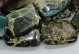 CIJ20 15.5 inches 18*25mm rectangle impression jasper beads wholesale