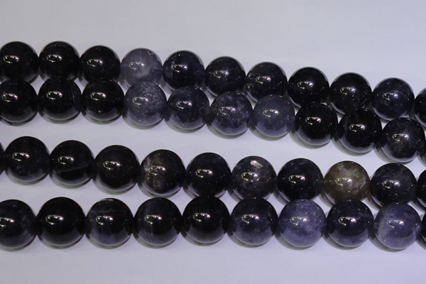 CIL28 15.5 inches 13mm round AA grade natural iolite gemstone beads