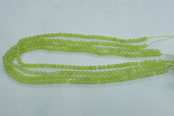 CKA102 15.5 inches 5mm round Korean jade gemstone beads
