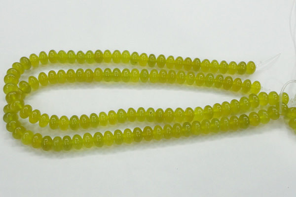 CKA11 15.5 inches 6*10mm rondelle Korean jade gemstone beads
