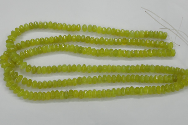 CKA12 15.5 inches 5*8mm rondelle Korean jade gemstone beads