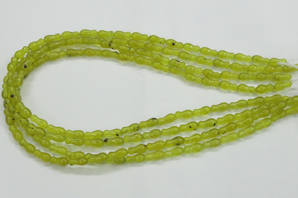 CKA18 15.5 inches 5*11mm bone Korean jade gemstone beads
