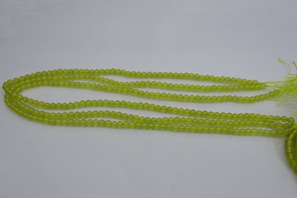 CKA201 15.5 inches 4mm round Korean jade gemstone beads