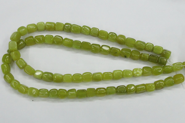 CKA23 15.5 inches 7*10mm nugget Korean jade gemstone beads