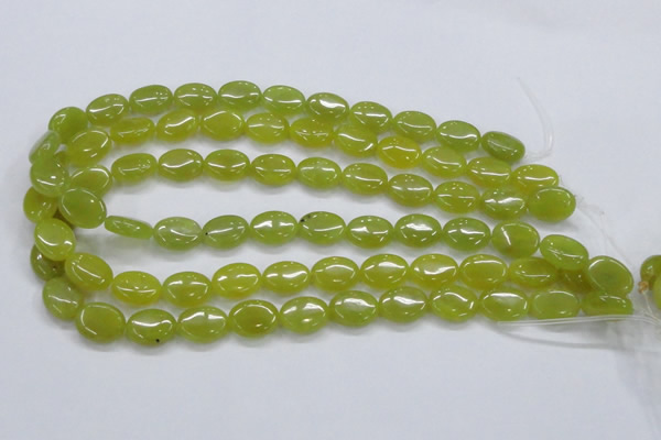 CKA33 15.5 inches 12*16mm oval Korean jade gemstone beads