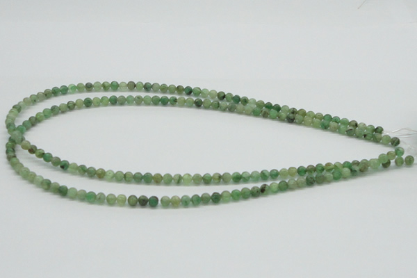 CKC100 16 inches 5mm round natural green kyanite beads wholesale