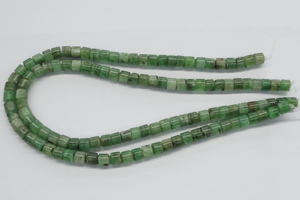 CKC104 16 inches 6*8mm column natural green kyanite beads wholesale
