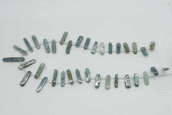 CKC31 16 inches 6*25mm wand natural kyanite beads wholesale