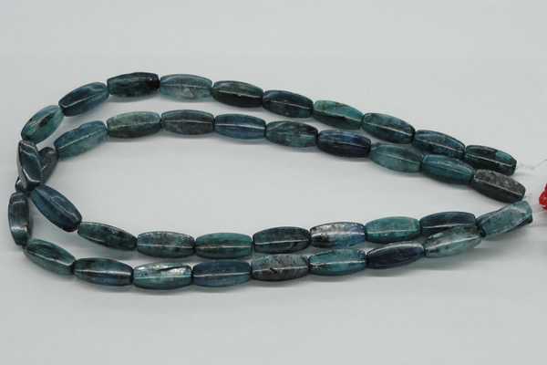 CKC32 16 inches 8*20mm faceted rice natural kyanite beads