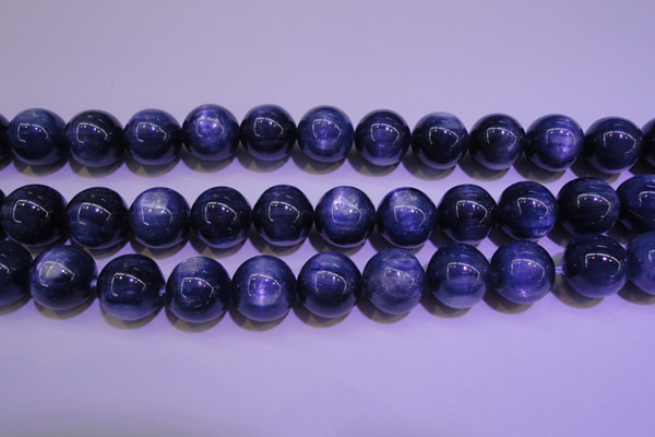 CKC428 15.5 inches 14mm round AAA grade natural blue kyanite beads