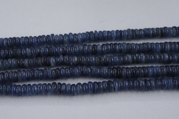 CKC504 15.5 inches 4*12mm rondelle natural Brazilian kyanite beads